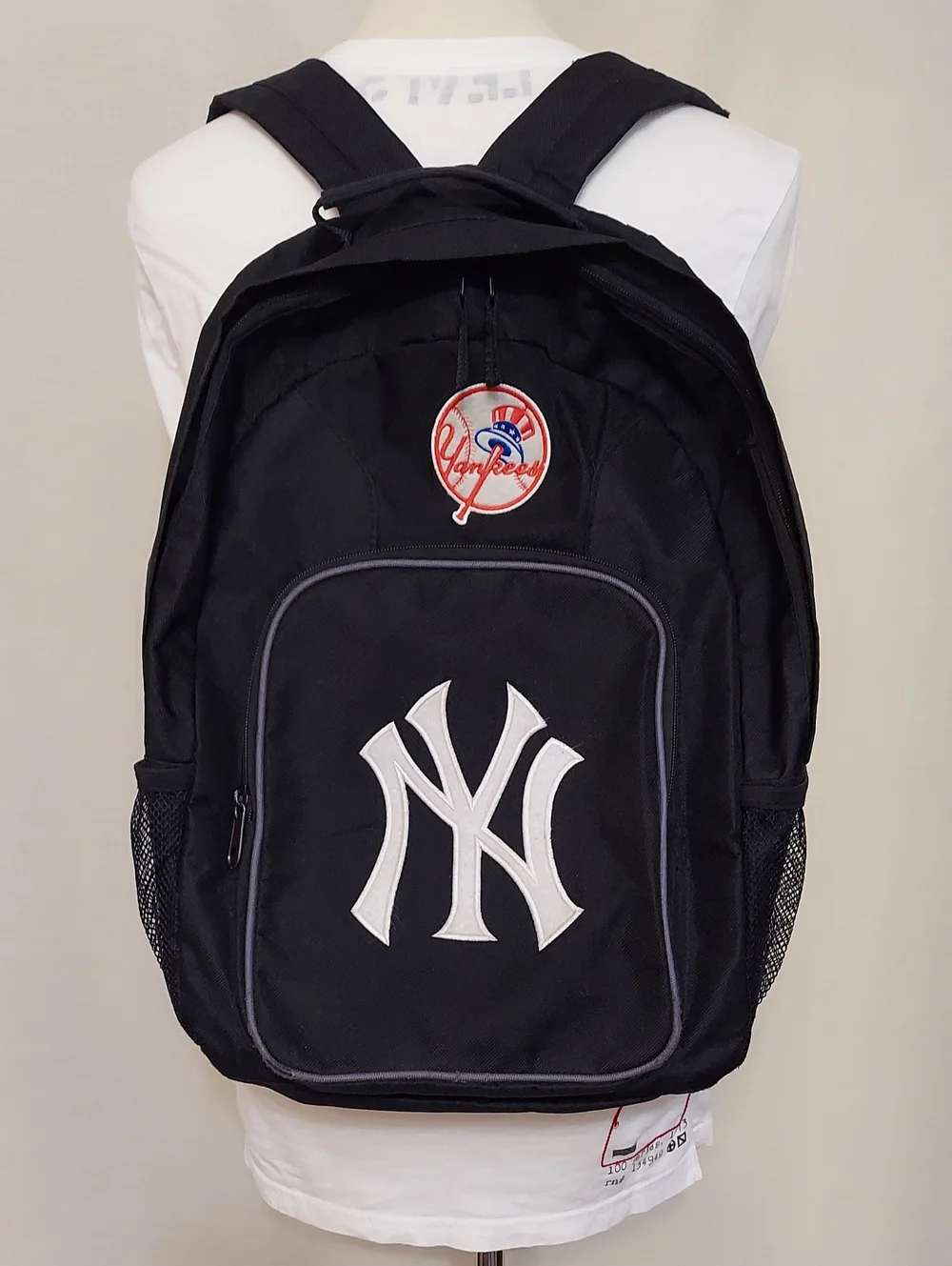 New York Yankees Black Backpack with Logo